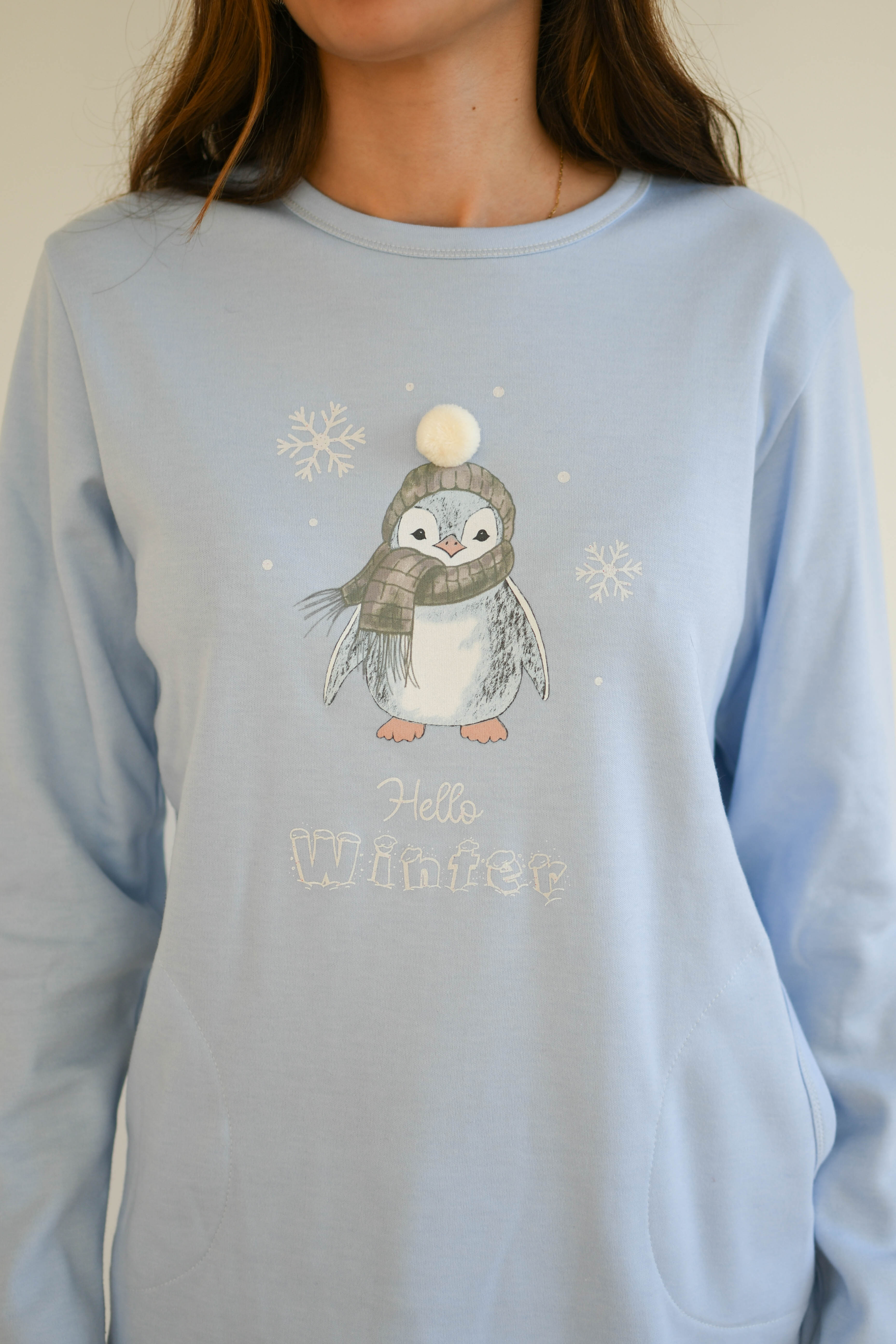 Pijama Pinguino Mujer