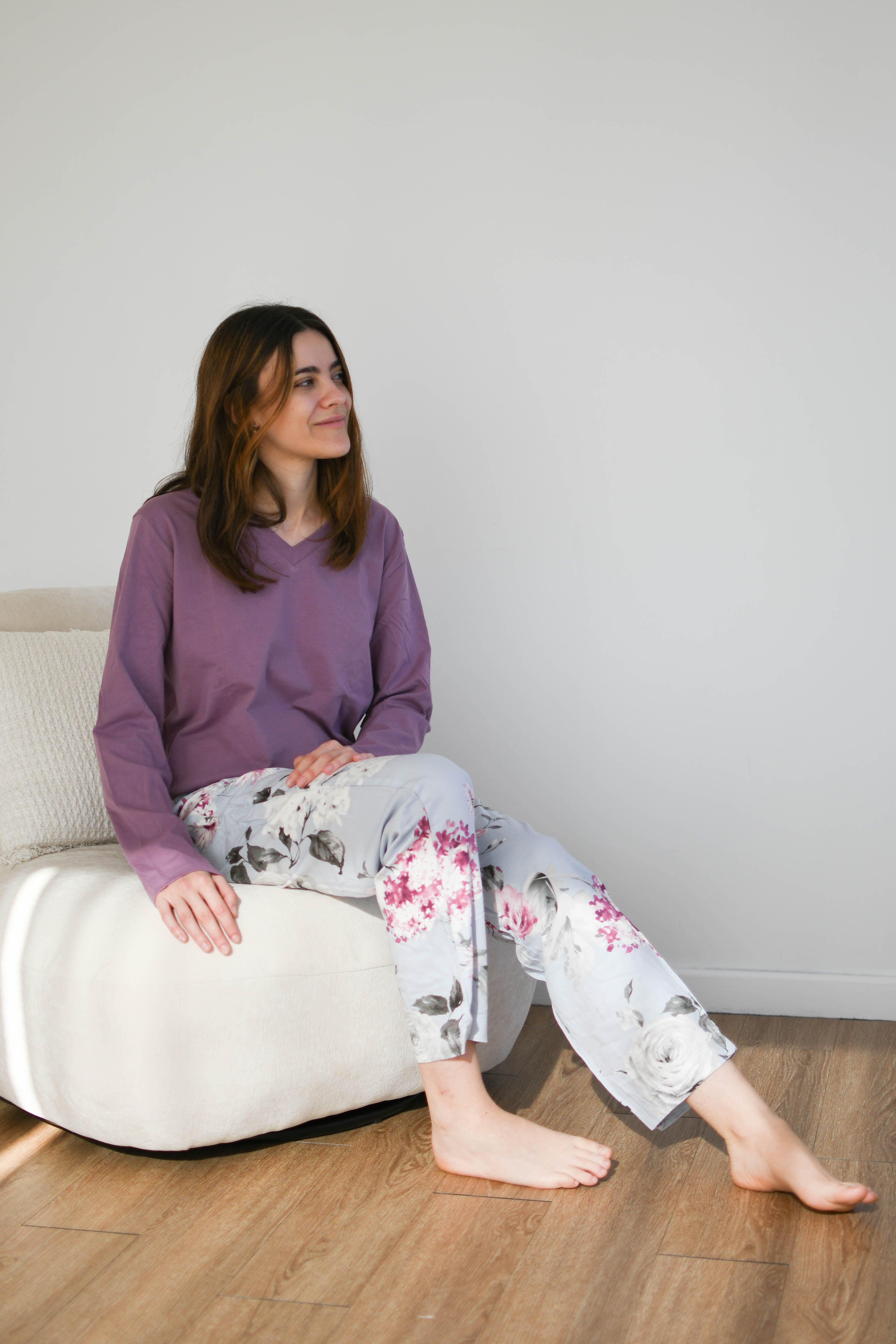 Pijama Selmark Lila Mujer