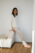 Pijama Selmark Amarillo Mujer