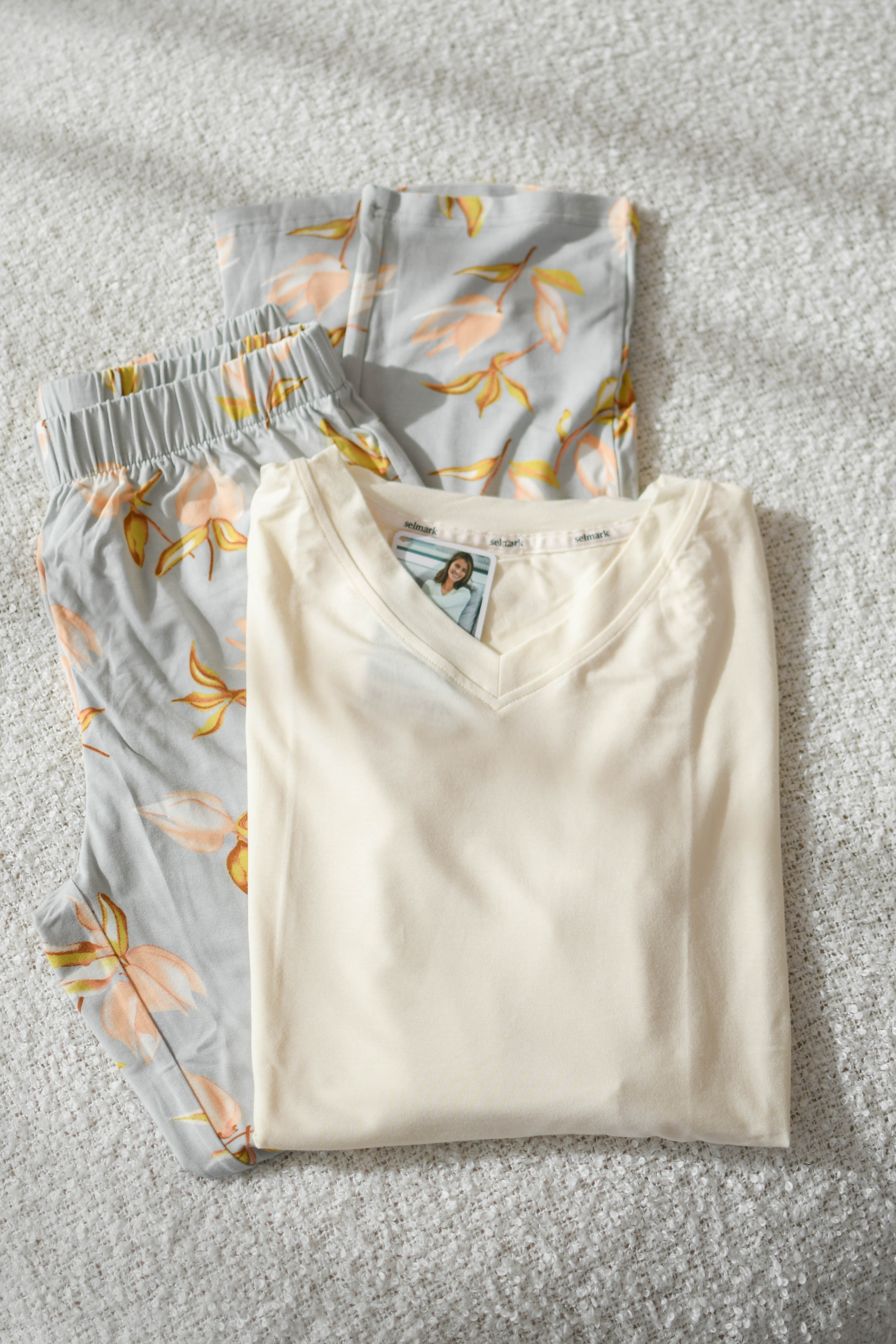 Pijama Selmark Amarillo Mujer