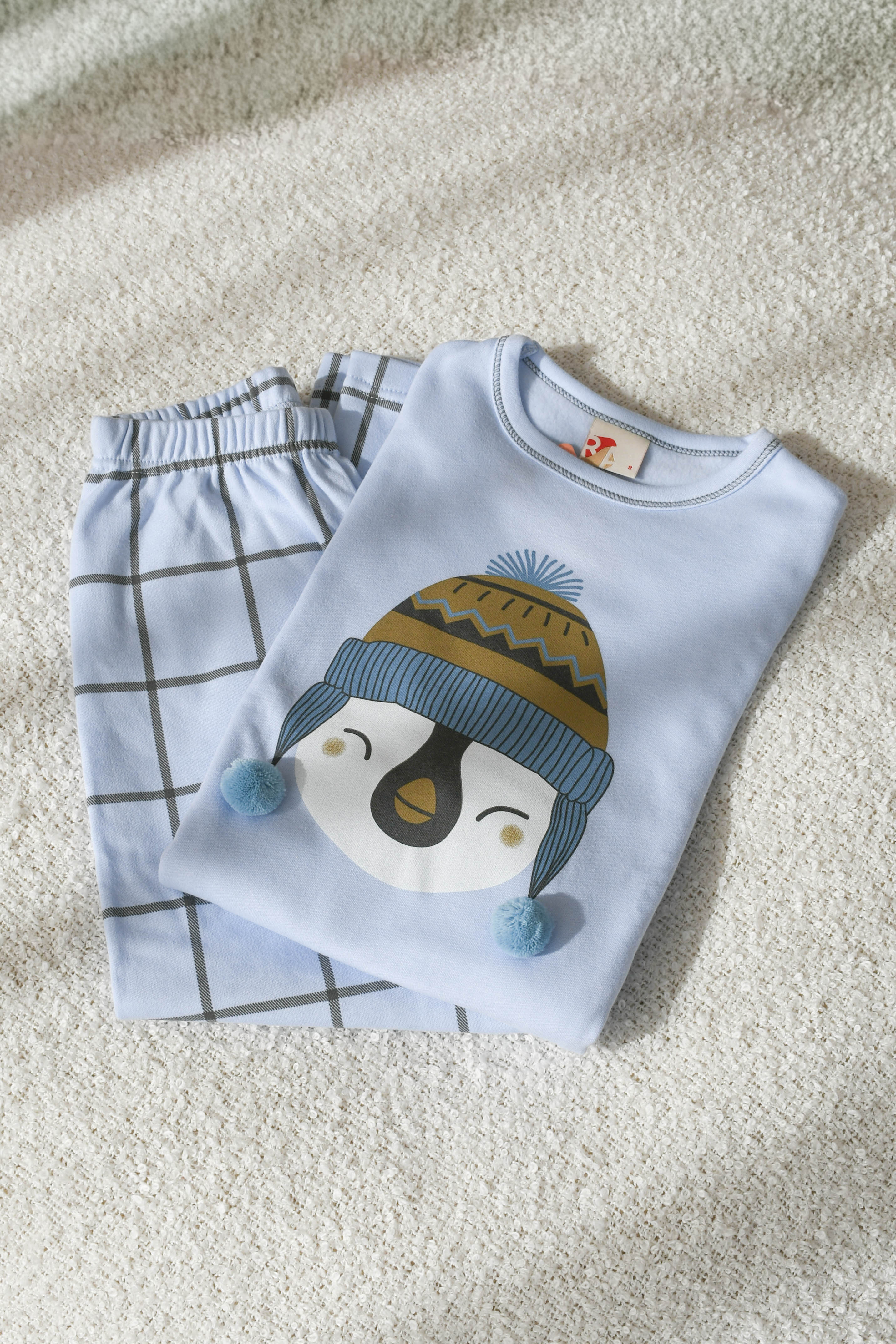 Pijama Pinguino Azul Niña